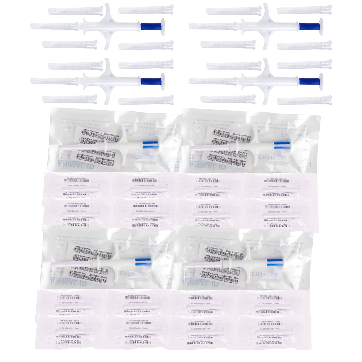 Microchips4Pets | (Eco Set) | (20-Pack) | Home Microchipping Kit For Dog Cat Puppy Kitten (1.4x8mm)