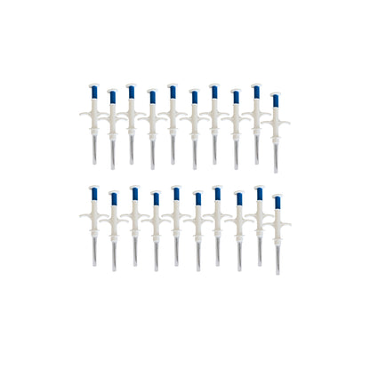 Microchips4Pets | (Full Set) | (20-Pack) | Home Microchipping Kit For Dog Cat Puppy Kitten (1.4 x 8mm)