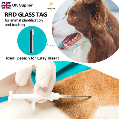 Microchips4Pets | (Full Set) | (5-Pack) | Home Microchipping Kit For Dog Cat Puppy Kitten (1.4 x 8mm)
