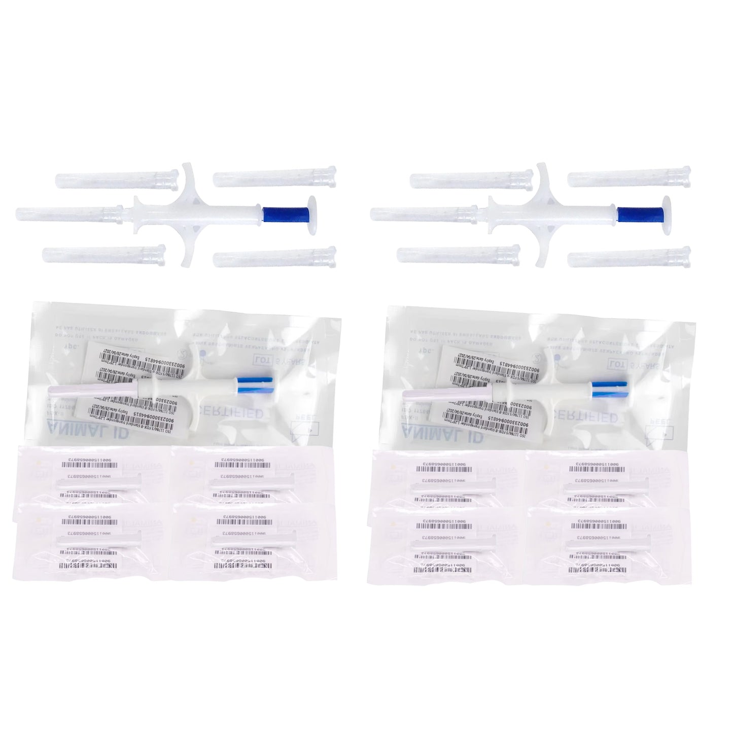 Microchips4Pets | (Eco Set) | (10-Pack) | Home Microchipping Kit For Dog Cat Puppy Kitten (1.4x8mm)