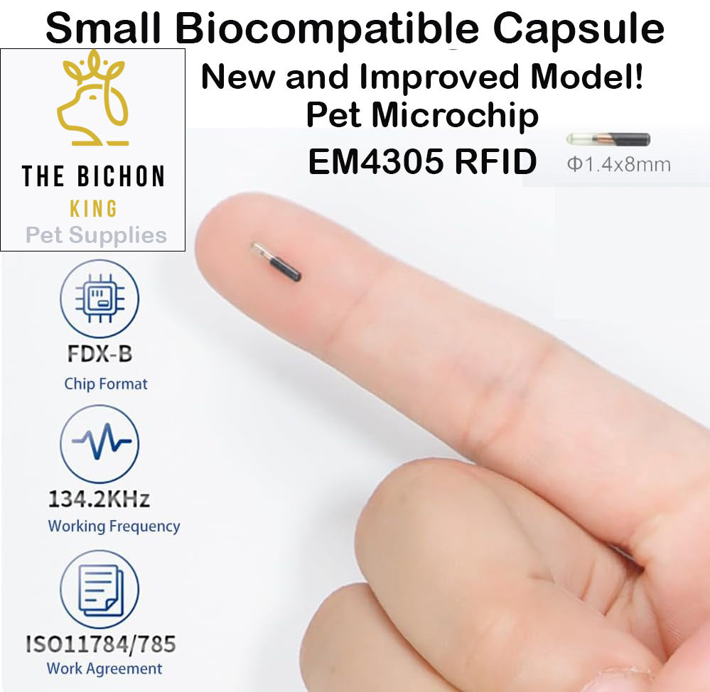 Microchips4Pets | (Eco Set) | (10-Pack) | Home Microchipping Kit For Dog Cat Puppy Kitten (1.4x8mm)